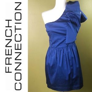 FRENCH CONNECTION One shoulder dress